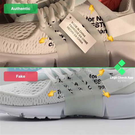 nike off white air presto fake vs real|off white prestos stockx.